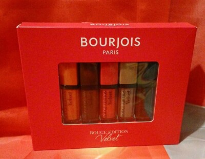 Bourjois Paris Rouge Edition Velvet Lippenstift 7,7 ml - 5 Stück Box Set 