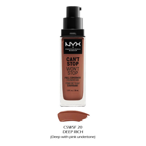 1 NYX Can't Stop Won't Stop Full Coverage Foundation "Pick Your 1 Color" *Joy's* - Picture 29 of 34