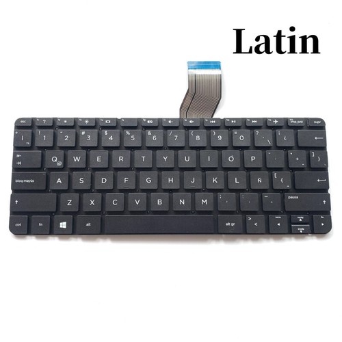 Hp Latin Code Laptop Replacement Keyboard Latin Version for HP Stream 11-y000 11 ...