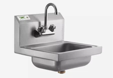 Kintera KHS9 / 946746 Wall Mounted Hand Sink (FAUCET & DRAIN NOT INCLUDED)