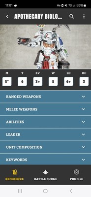 Pièces Apothecary Biologis Leviathan Space Marines Occasion Bits