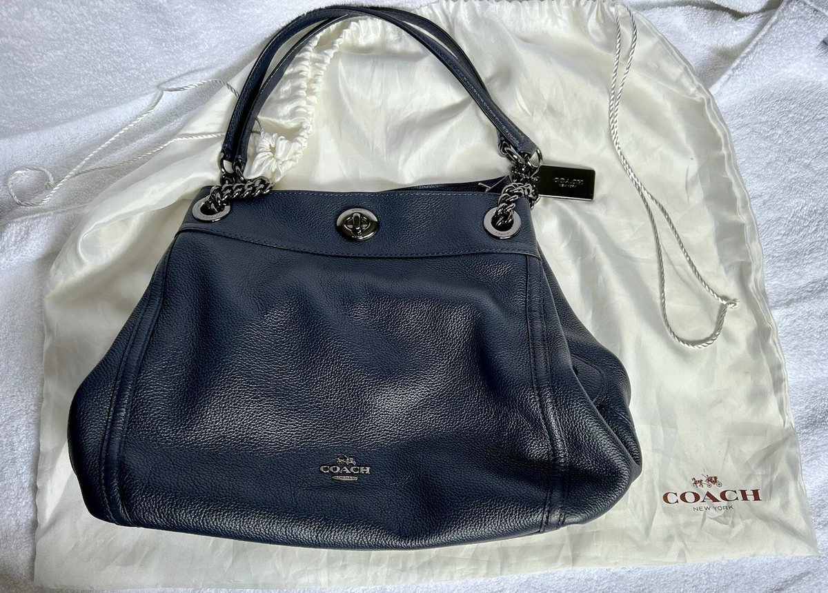 Coach Edie Blue Bags & Handbags for Women for sale | eBay
