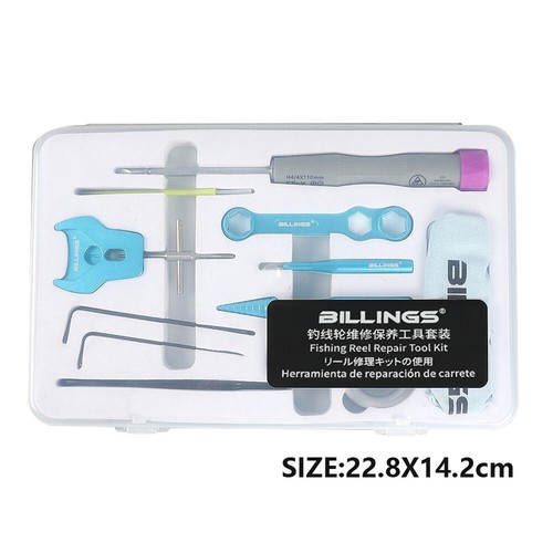13PCS DIY Fishing Spool Reel Repair Tools Kit Bearing Remove Dismantling Device - Picture 2 of 12