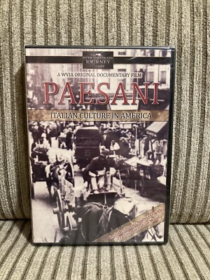 Paesani Italian Culture In America DVD A WVIA Documentary Film New Sealed 