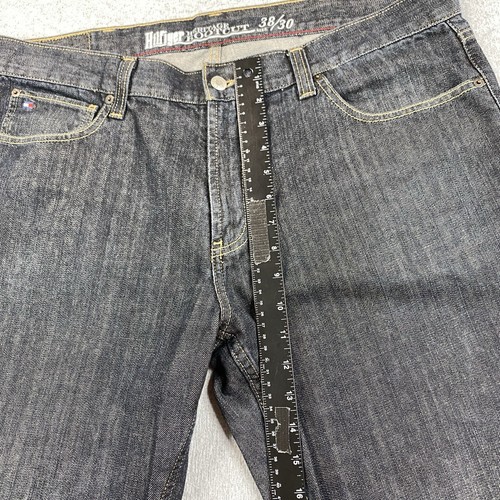 Tommy Hilfiger Jeans Mens 38x30 Heritage Bootcut Cotton Denim Dark Wash Cowboy - Picture 7 of 22