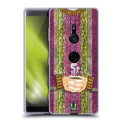 HEAD CASE DESIGNS KNITTED SWEATER PATTERNS SOFT GEL CASE FOR SONY PHONES 1