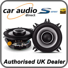 Alpine S-Series S2-S40 - 4” 10cm 140 Watt 2 Way Coaxial Dash Door Speakers