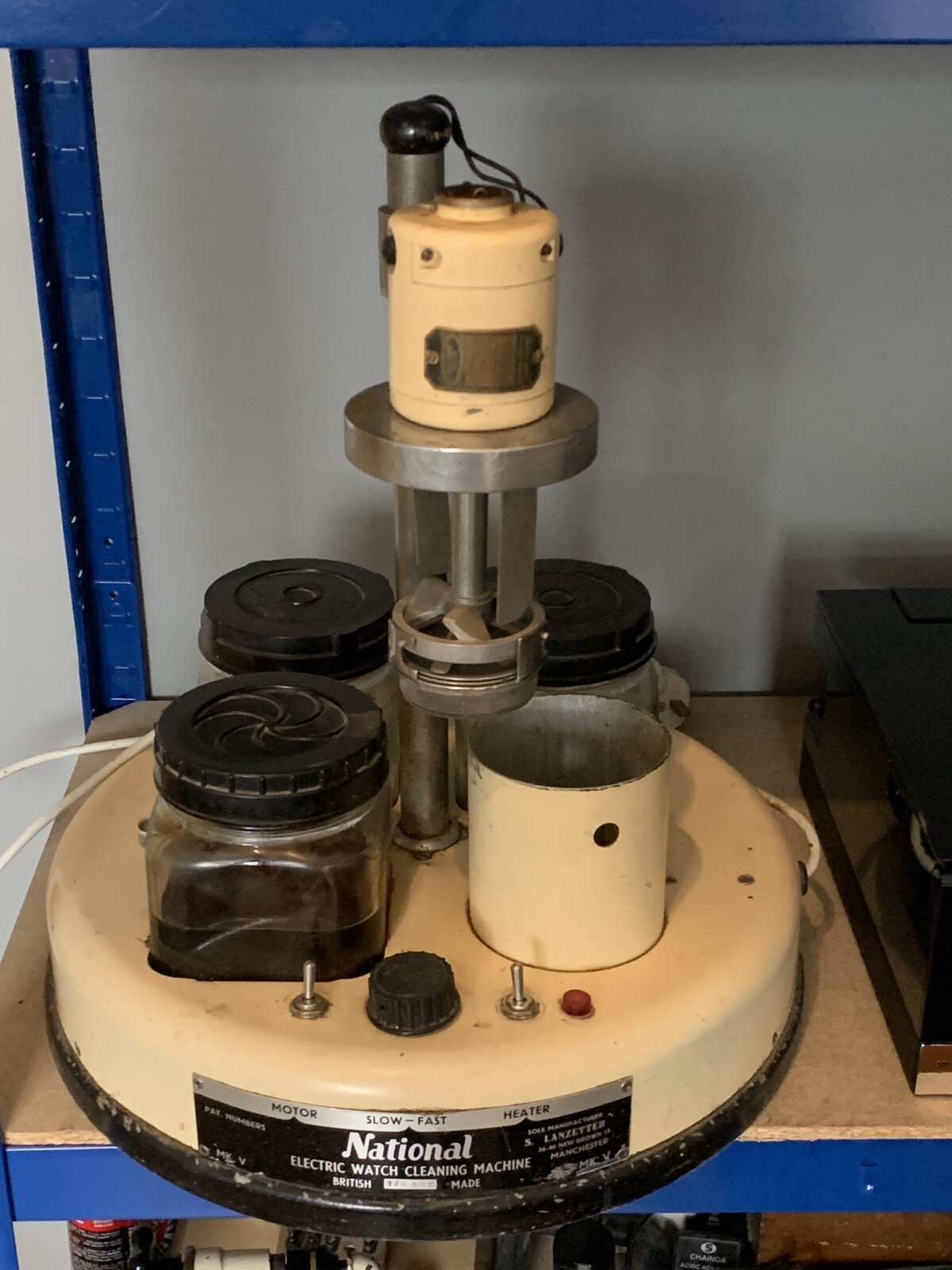 National electric watch cleaning machine all working Including Baskets