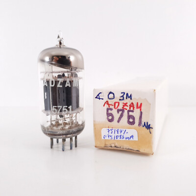 Paire de General Electric 5751 / 12AX7 NIS NIB appairées