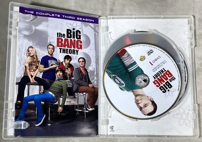 Big Bang Theory Seasons 3-5 DVD Lot Of 3 TV Show Jim Parsons Kaley