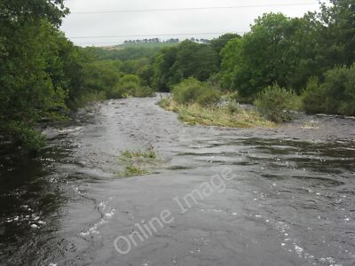 Foto 12x8 The Whiteadder Water after August Rain Preston\/NT7957 Looking c2011