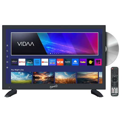 Supersonic 19-inch LED Smart HDTV w DVD Player ATSC and NTSC System Compatible