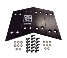 (Pk4) Hardox Grab Bucket Blades (SIDE) 12.5mm to fit Kinshofer KM602/KM622