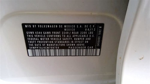 10-14 GOLF Passenger Right Tail Light Station Wgn - Picture 10 of 10