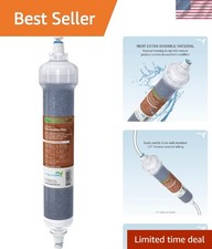 DI Color Changing Mixed Bed Resin Cartridge for Pure Aquarium Water - 1 Count
