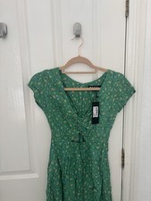 MOTEL ROCK RAELA paisley green mini dress NEW WITH TAG SIZE XS