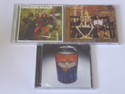 Chicken Shack - 3x NEW SEALED CD ALBUMS 100 Ton Chicken, OK Ken, 40 Blue Fingers