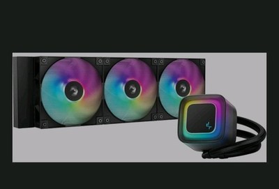 DeepCool LE360 V2, All-in-One-Flüssigkeitskühler, 12 cm, Schwarz