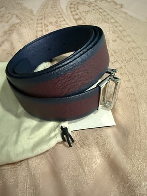 Burberry Navy Two Tone Belt NWT ? Burberry Navy Two Tone Belt | eBay main image 2