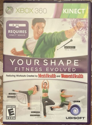 Your Shape Fitness Evolved Xbox 360 Kinect Video Games CIB Complete 6308