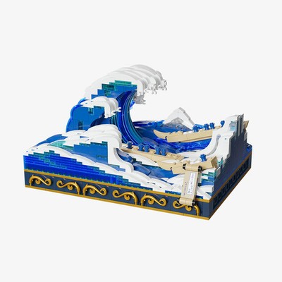 Pantasy Kanagawa Surfing Brick Set   1345 Pieces