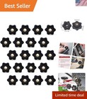 Versatile 20PC Star Head Knobs - 1/4 Inch Fasteners for Wide Applications