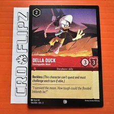 DELLA DUCK: Unstoppable Mom 106/204 C NON-FOIL Disney Lorcana: Into The Inklands