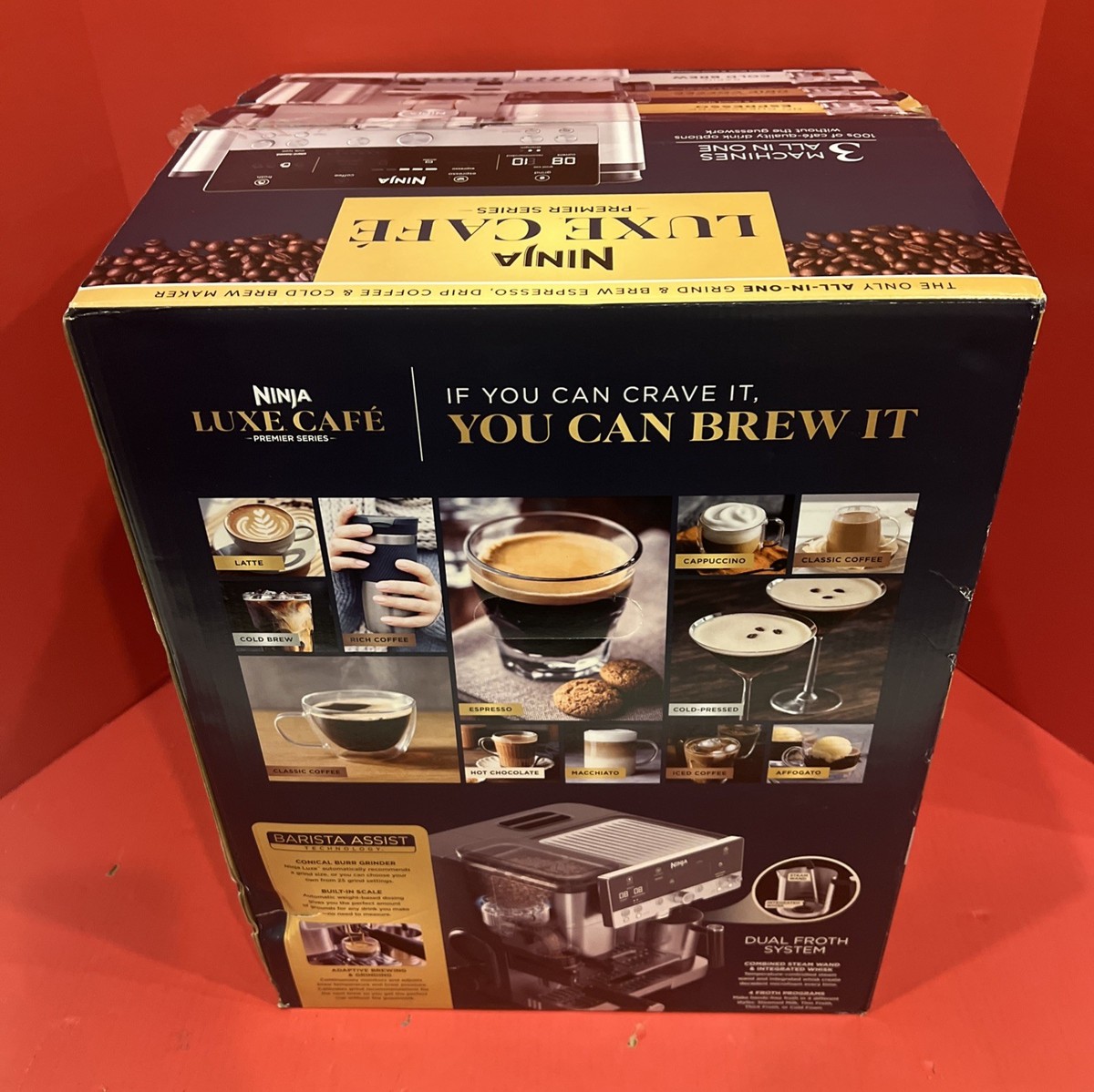 Ninja Espresso Machine Luxe Café Premier Series Drip Coffee