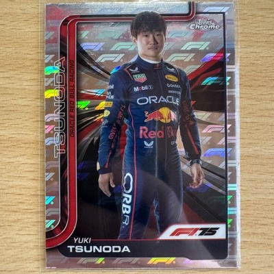 Yuki Tsunoda Driver Portrait - #2 - 2025 Topps Chrome F1 Logofractor