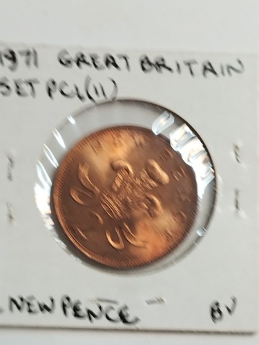 1971 Great Britain 2 new pence coin uncirculated - Bild 2 von 2