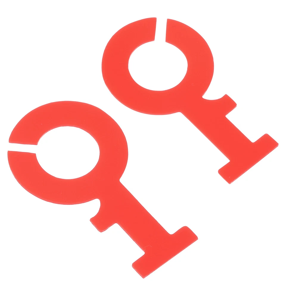 10Pcs Wine Glass Charm Silicone Wine Glass Markers Red Number 0-9 Foto 3 de 4