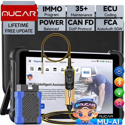 MUCAR 892BT ECU Coding Scanner Auto Diagnostic Tool Active Test Car Key Program