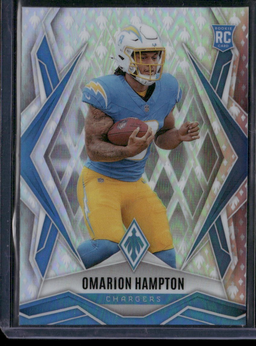 2025 Panini Phoenix #192 Omarion Hampton ROOKIE Phoenix Prizm #/149