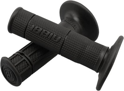 Motorcycle Hand Grips, 7/8'' 22mm 24mm Dirt Bike Grips, Universal  Color: BLACK