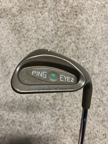 ~NICE~ Ping Eye 2 Beryllium Copper BeCu Lob Wedge GREEN Dot Extra Stiff Steel
