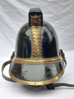 Merryweather & Sons 'Volunteer No.1' leather fire helmet