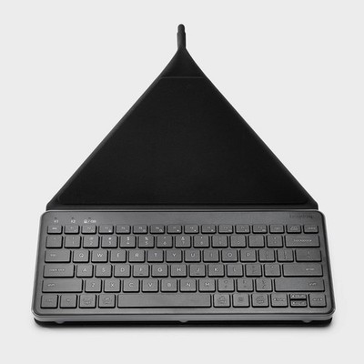 Wireless Keyboard with Stand for iPads & Tablets - heyday  Black and Gray