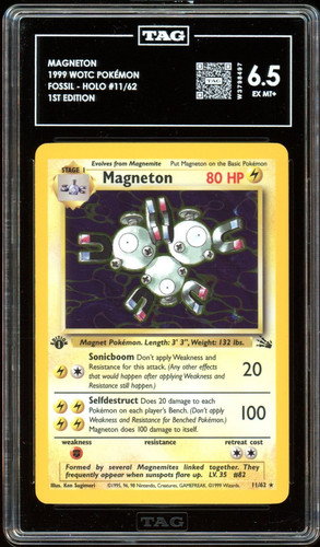 Magneton (1st Edition) graded TAG 6.5 for sale on eBay