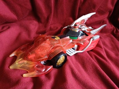 Power Rangers Jungle Fury Red Mobile Set Warrior Car 2008 Unboxed Working Figure