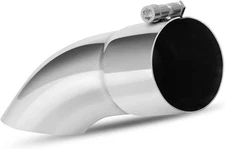 AUTOSAVER88 2.5 Inch Inlet 2.5" ID /2.5" OD/9" Long, Silver 