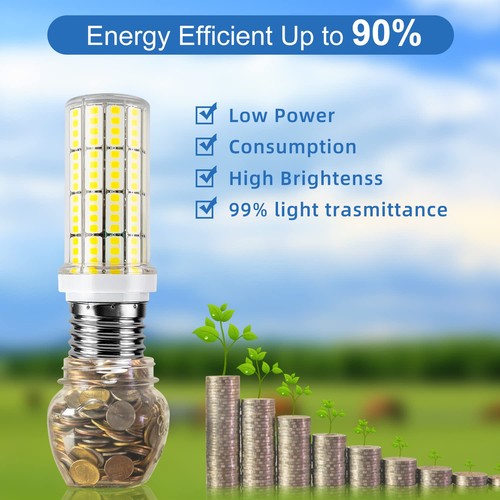 LED Corn Light Bulb 200w Equivalent 2500 Lumen 5000K Cool Daylight White 20W ... - Picture 5 of 6