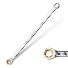 Duratech 17mm Extra Long Ratcheting Wrench Double Box End
