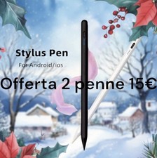Penne  Capacitive universale per Android IOS Windows Touch Pencil per iPad Nera