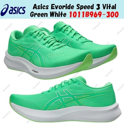 Asics Evoride Speed 3 Vital Grün Weiß 1011B969-300 Herren Gr.