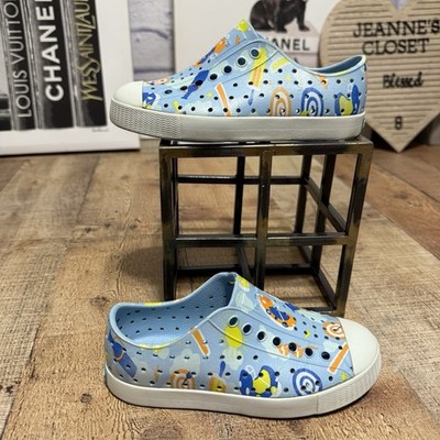 Native Shoes Coastal Blue Sky Carnival Shoes Size C 11  Pre owned good condition