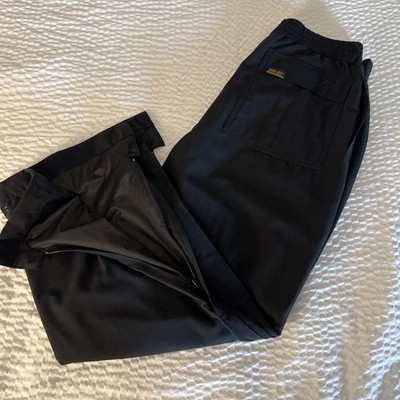 Zero Restriction ZR GORE-TEX Tour Slacks Golf Rain Pants Black Made USA Mens L