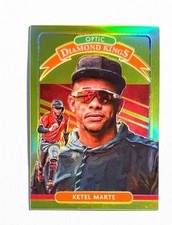 Ketel Marte ~ 2020 Panini Donruss Optic ~ Diamond Kings Lime Green Prizm #28