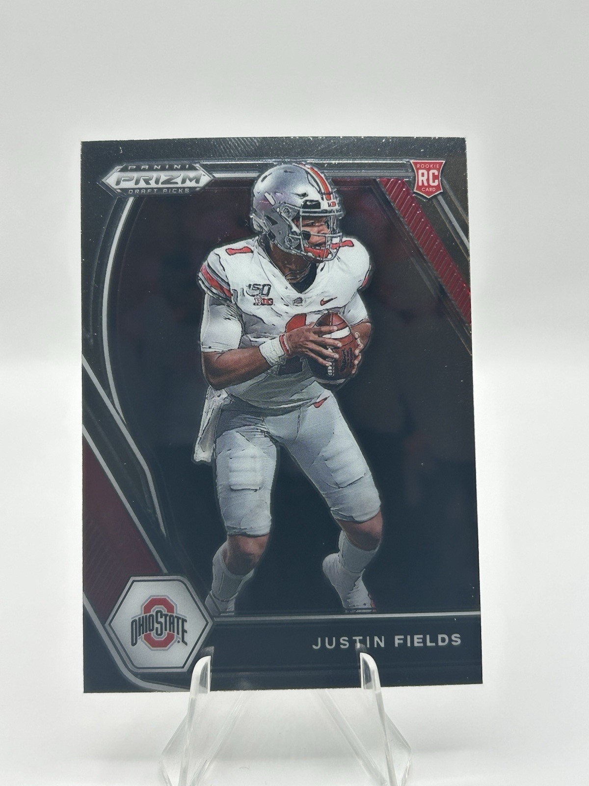 2021 Panini Prizm Draft Picks Collegiate Silver #121 Justin Fields RC Ohio State