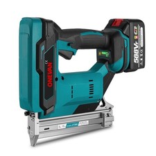 Cordless Electric Nail Gun 18V Brad Nailer Stapler 2 Batteries UK Plug