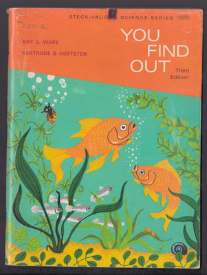 Steck Vaughn Science Series You Find Out Third Edition 1970 Ware Hoffsten